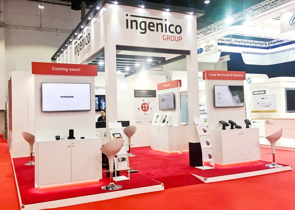 INGENICO STAND AT SEAMLESS MIDDLE EAST 2018
